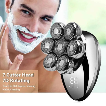 Rasoir Électrique 7D Multifonction pour Hommes - Sec/Humide - MyVies Store